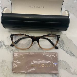 Bvlgari 4147 5362 Eyeglasses. Size 54/17/140. Brown ombré color.